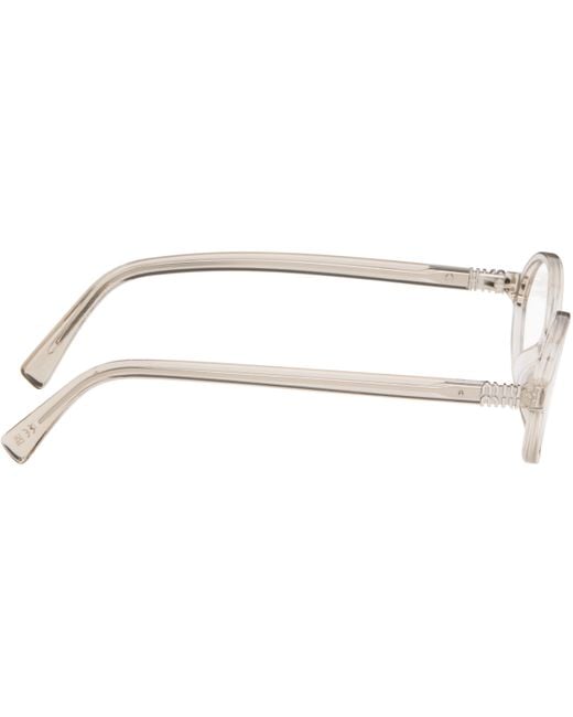 Miu Miu Black Transparent Miu Regard Glasses