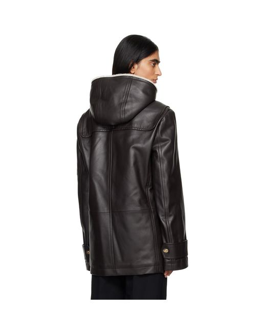 Wales Bonner Black Thought Leather Jacket