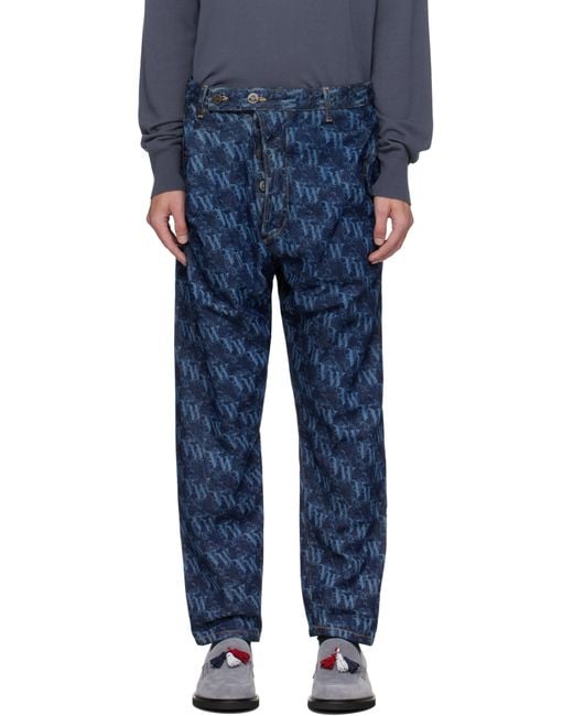 Vivienne Westwood Blue Drunken Jeans for men