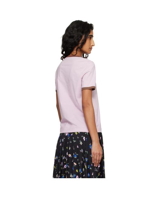 Marni Black Flock Print Jersey T-Shirt