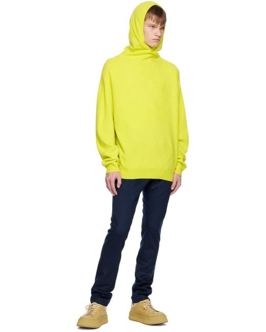 Frenckenberger Yellow Bf Hoodie for men