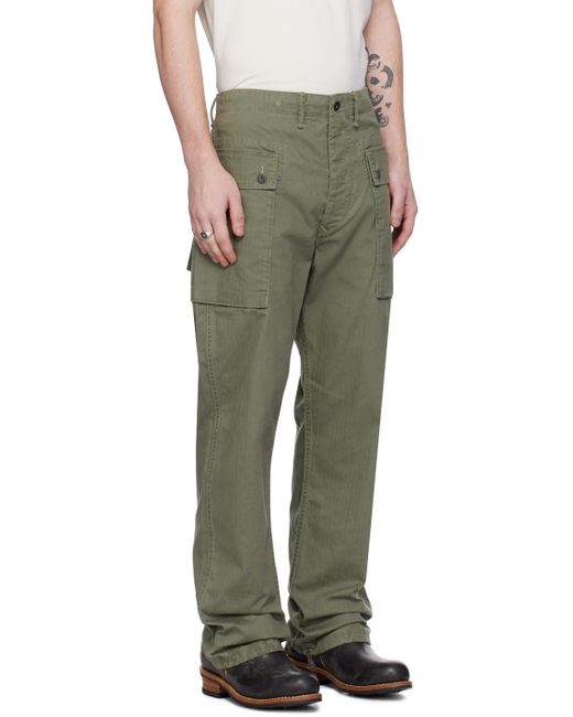 Pantalon cargo droit vert RRL pour homme en coloris Green