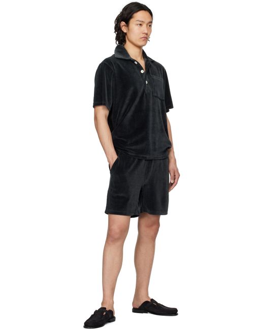 Short Noir En Velventine Oas pour homme en coloris Black
