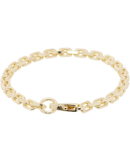 Hatton Labs Metallic Mini Anchor Bracelet for men