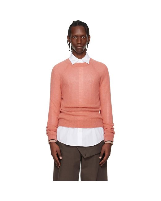 Dries Van Noten Multicolor Alpaca Sweater for men