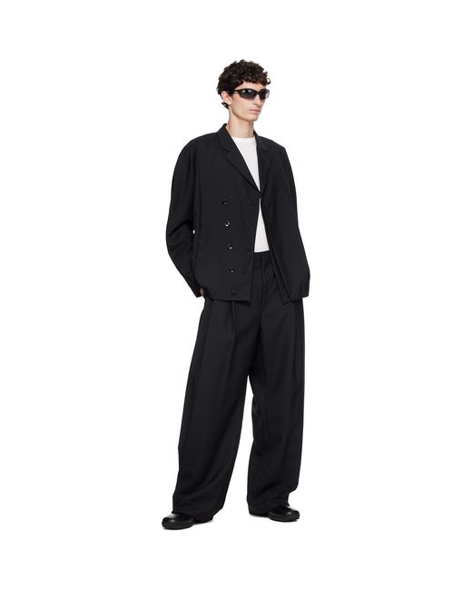 Kiko Kostadinov Black Vaals Tailored Trousers for men