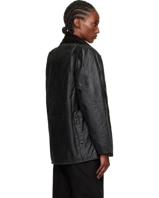 Barbour Black Bedale Waxed Jacket
