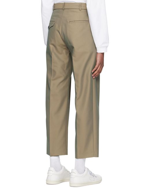 Rito Structure Natural Belted Trousers for men