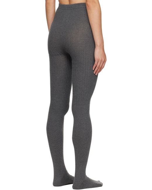 Miu Miu Black Cotton Tights