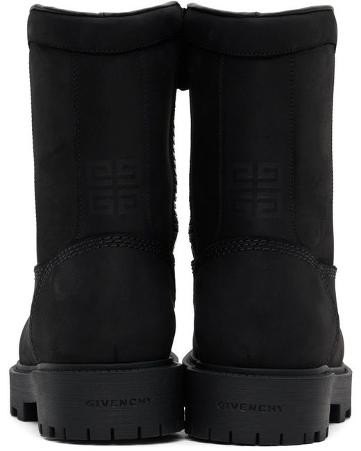 Givenchy Black Storm Chelsea Boots for men