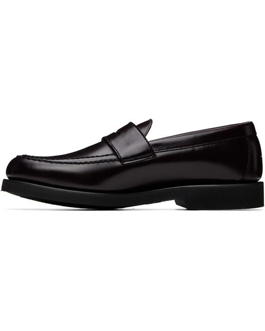 Sebago Black Ryan Brushed Po Loafers for men