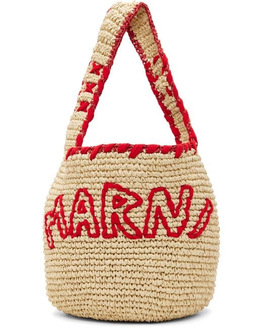 Marni Red Nassa Small Bag