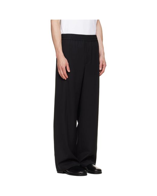 Helmut Lang Black Wardrobe Pull-On Trousers for men