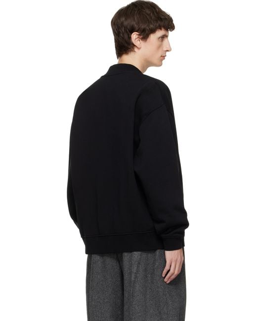Jacquemus Black 'The Gros Grain' Cardigan for men