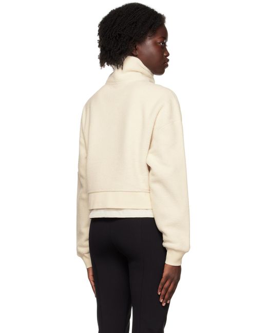 Mackage Black Off-white Monroe Zip Sweater
