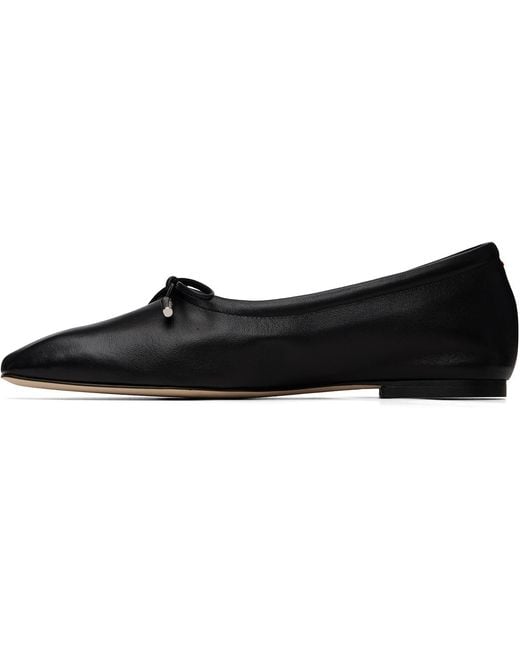 Aeyde Black Nomi Glove Ballerina Flats