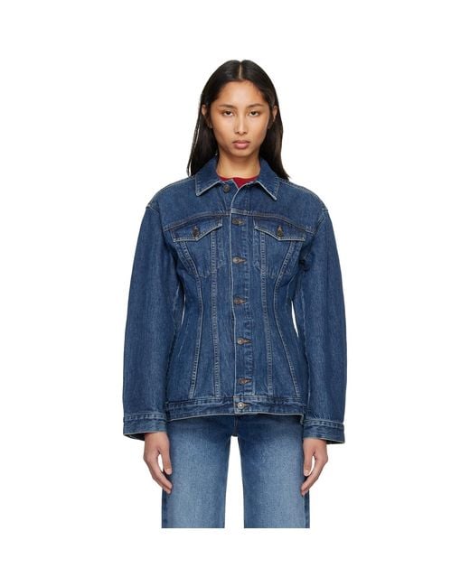 Agolde Blue Myra Denim Jacket