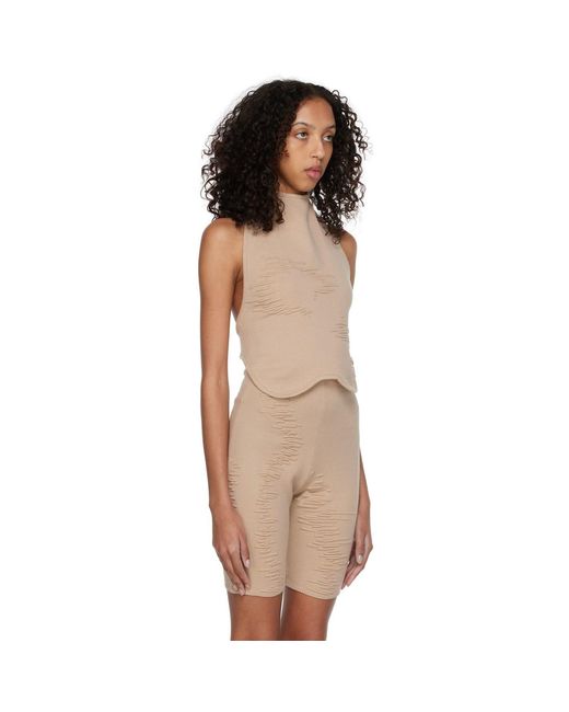 SELASI Orange Ssense Exclusive Kbn Knitwear Edition Tank Top