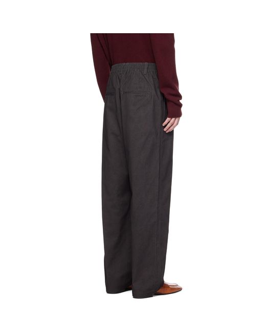 Isabel Marant Black Yostin Trousers for men