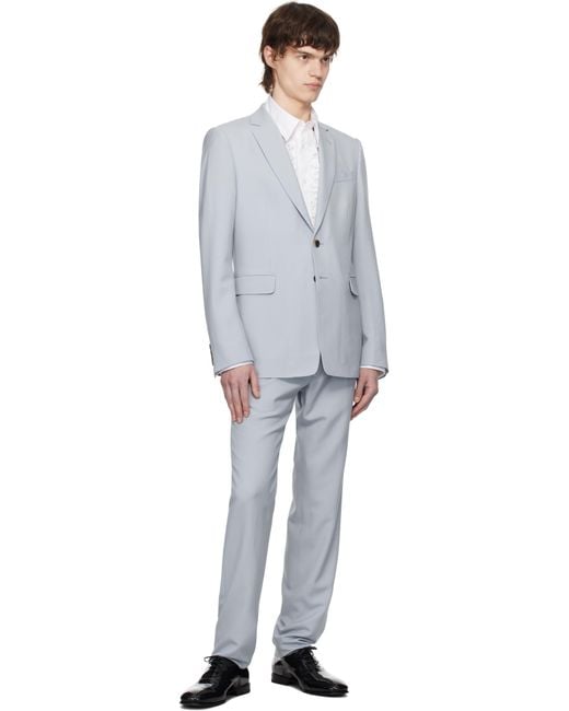 Dries Van Noten Black Single-Breasted Suit for men