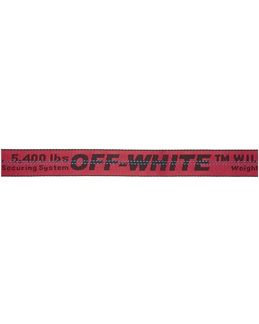 Off-White c/o Virgil Abloh Red Industrial Belt | Lyst