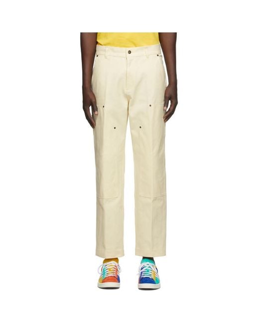 Aimé Leon Dore Multicolor Off-white Carpenter Pants for men