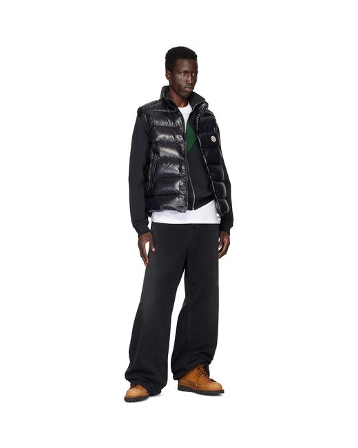 Moncler Black Tibb Down Vest for men
