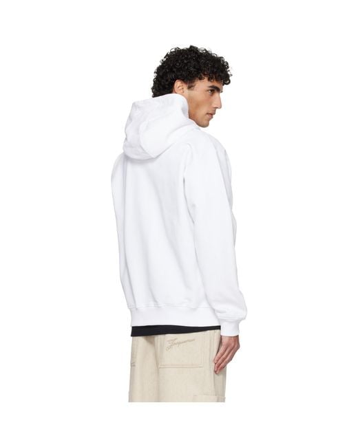 Casablanca White 'Tennis Club' Icon Hoodie for men
