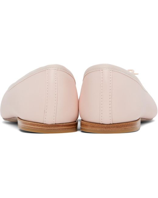 Repetto Black Flora Ballerina Flats