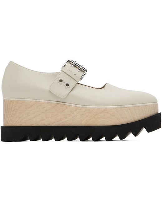 Stella McCartney Black Off- Elyse Star-studded Loafers