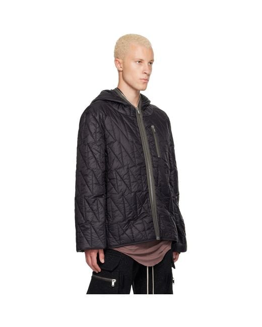 Rick Owens Black Tower Thindown Jacket for men