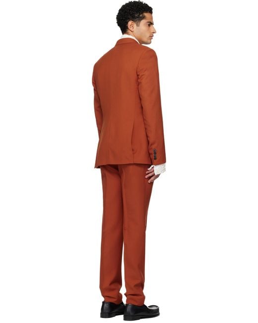 Dries Van Noten Black Single-Breasted Suit for men