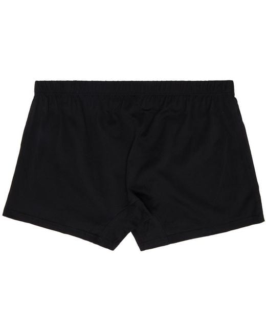 Zegna Black Button-fly Boxers for men