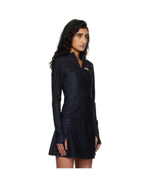 Amiri Black Ma Quad Long Sleeve T-Shirt