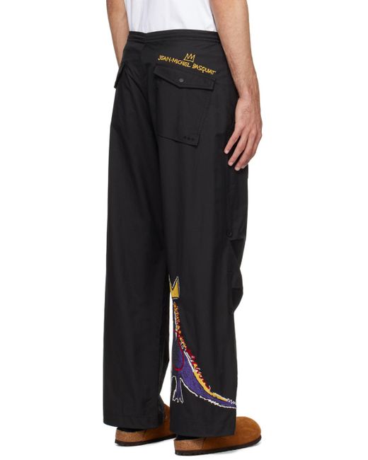 Maharishi Black Snocord Trousers for men