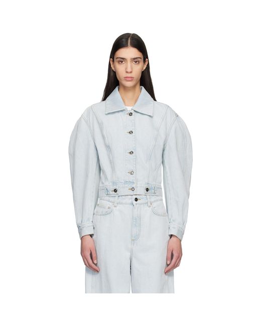 Givenchy Multicolor Back-To-Front Cocoon Denim Jacket