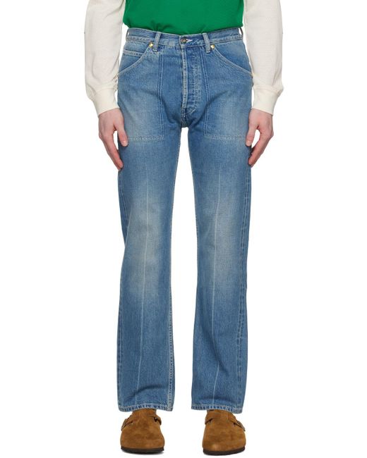 Haulier Blue Utility Jeans for men