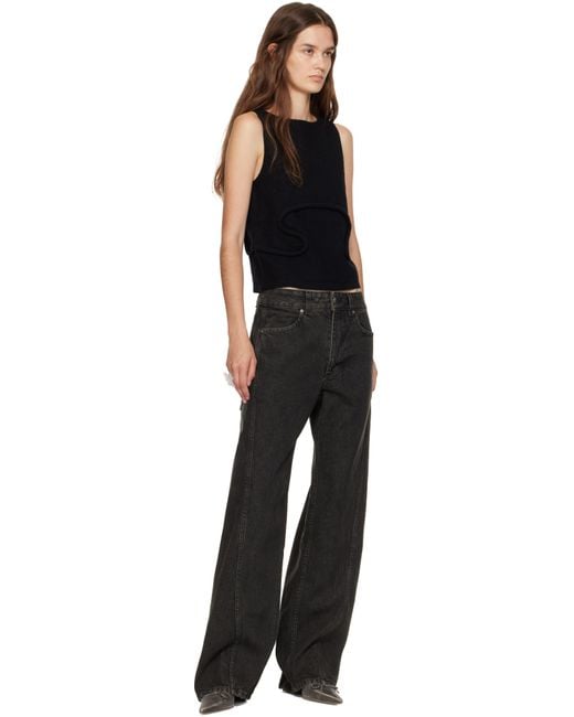 Eckhaus Latta Black Pallas Tank Top