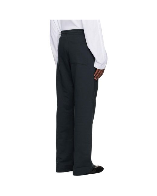 Dries Van Noten Black Drawstring Sweatpants for men