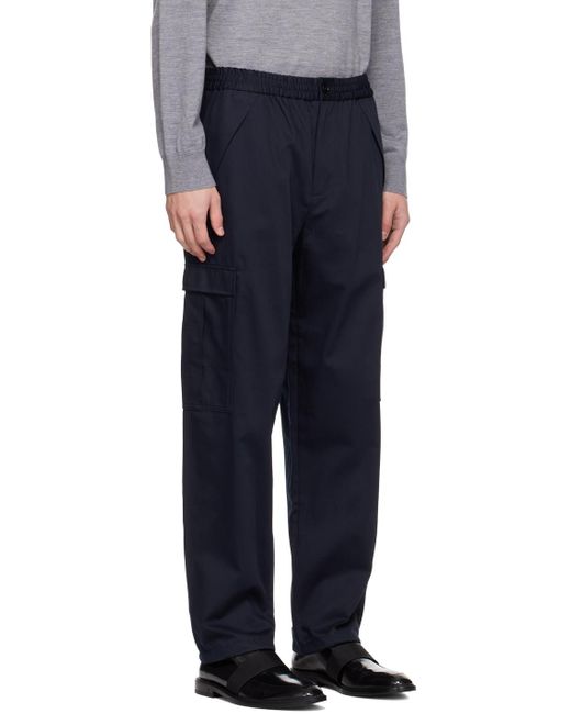 Burberry Blue Navy Capleton Cargo Pants for men
