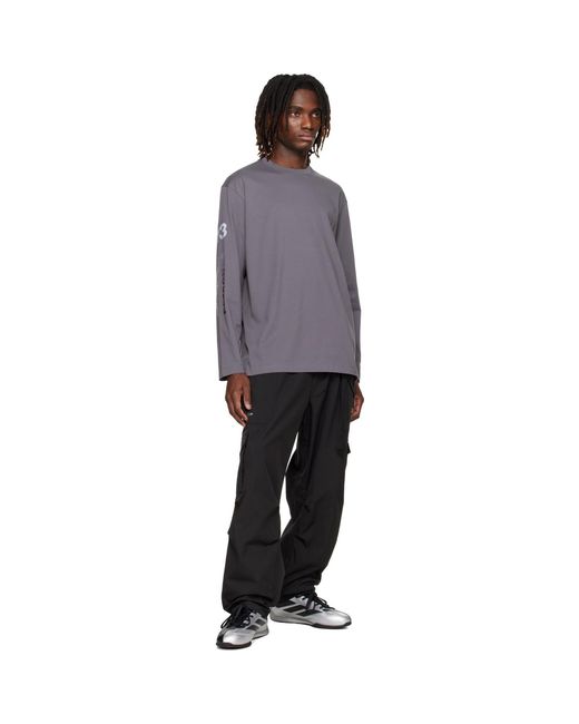 Y-3 Purple Mercedes-Amg F1 Edition Chaos Logo T-Shirt for men