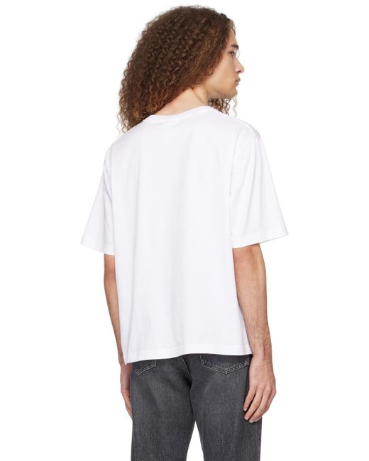 Acne White Patch T-shirt for men