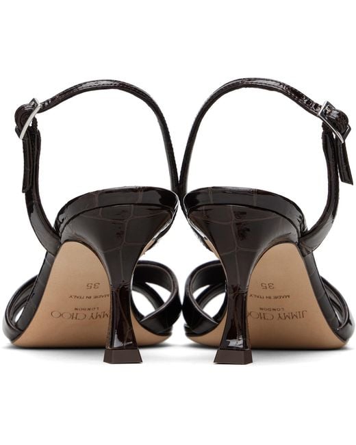 Jimmy Choo Black Elsy 70 Heeled Sandals