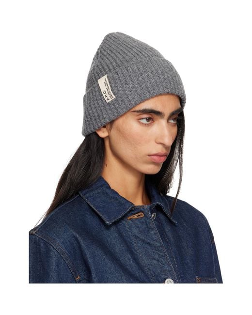 A.P.C. Blue Noa Beanie