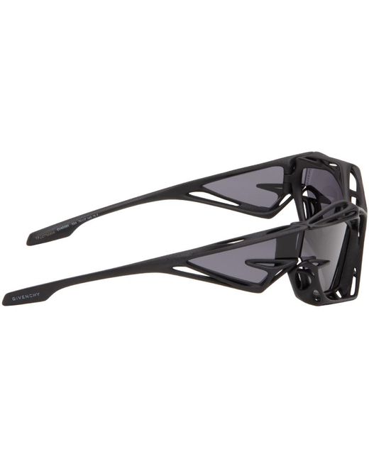Givenchy Black Giv Cut Cage Sunglasses for men