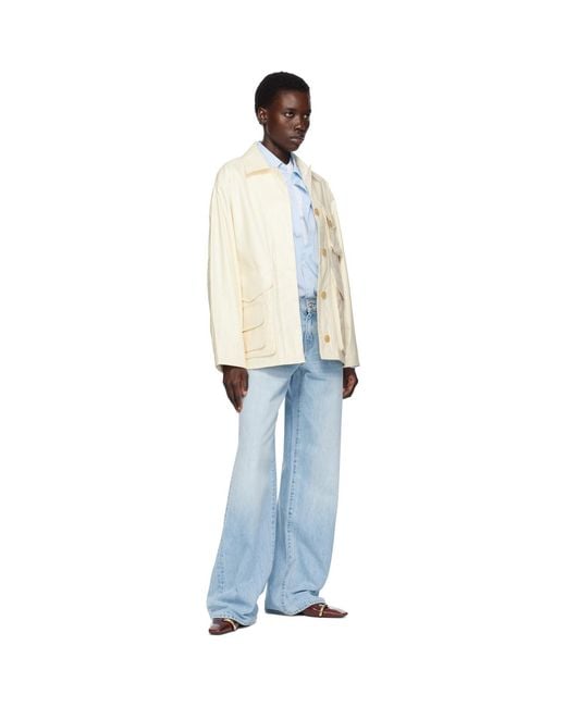 Rag & Bone White Aston Field Jacket