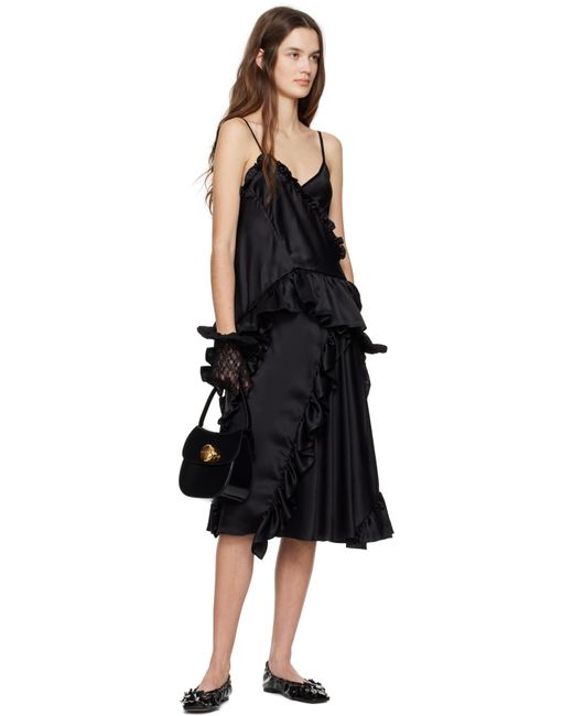 CECILIE BAHNSEN ブラック Alessandra キャミソール Black