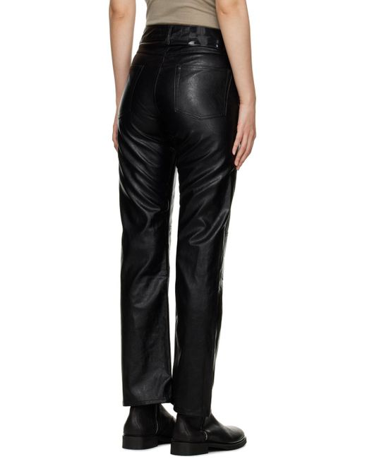 Our Legacy Black Linear Moto Cut Trousers
