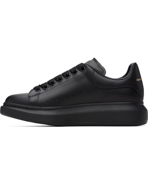 McQueen Black Oversized Sneakers for men