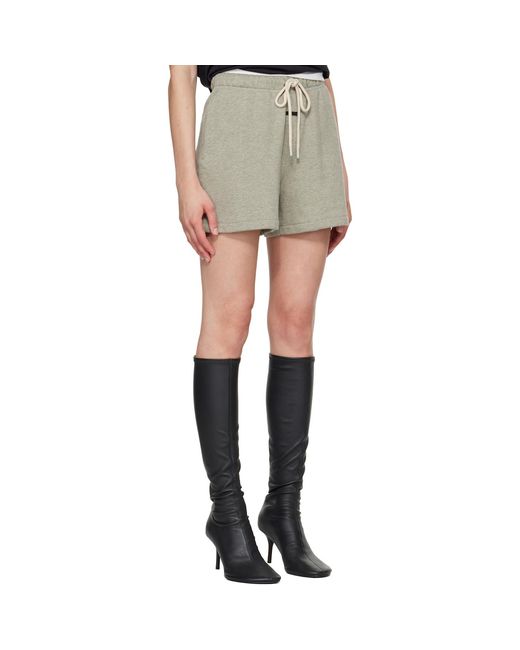 Fear Of God Gray Classic Fit Shorts